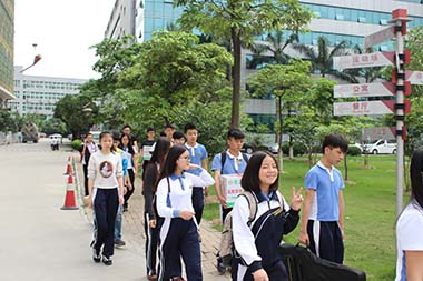 奋达职校义工走进敬老院 深圳市奋达职业技术学校_深圳职校_职业